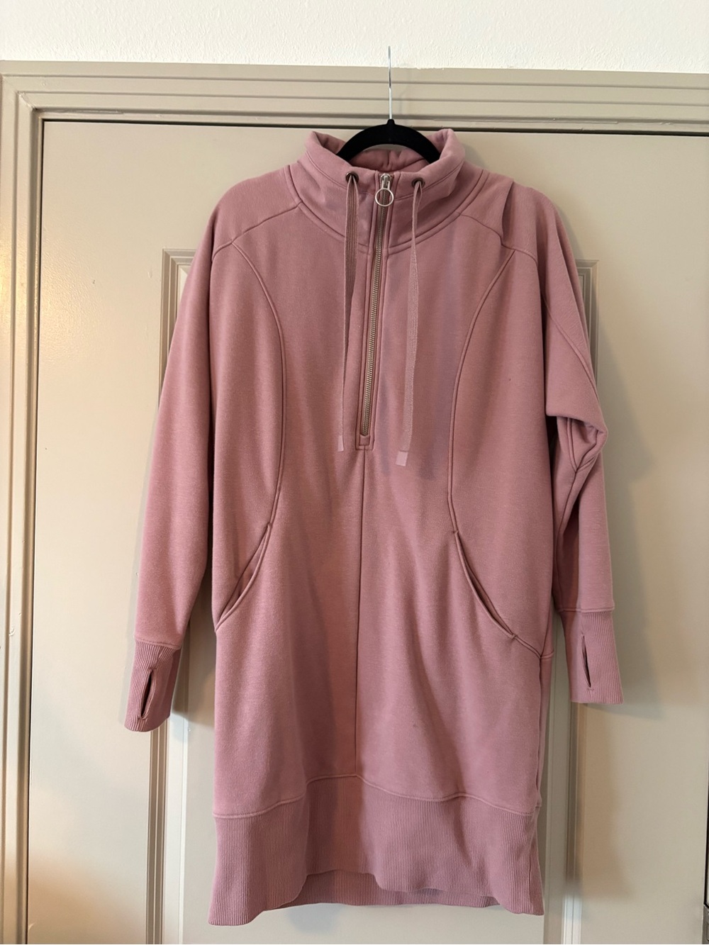 Athleta Coaster Luxe Hooded Dress